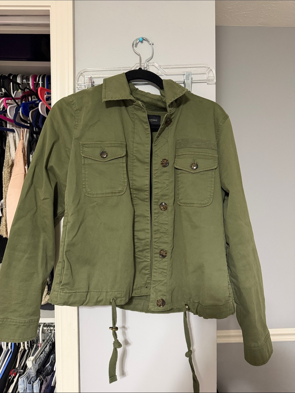 Banana Republic Olive Green Utility Jacket
